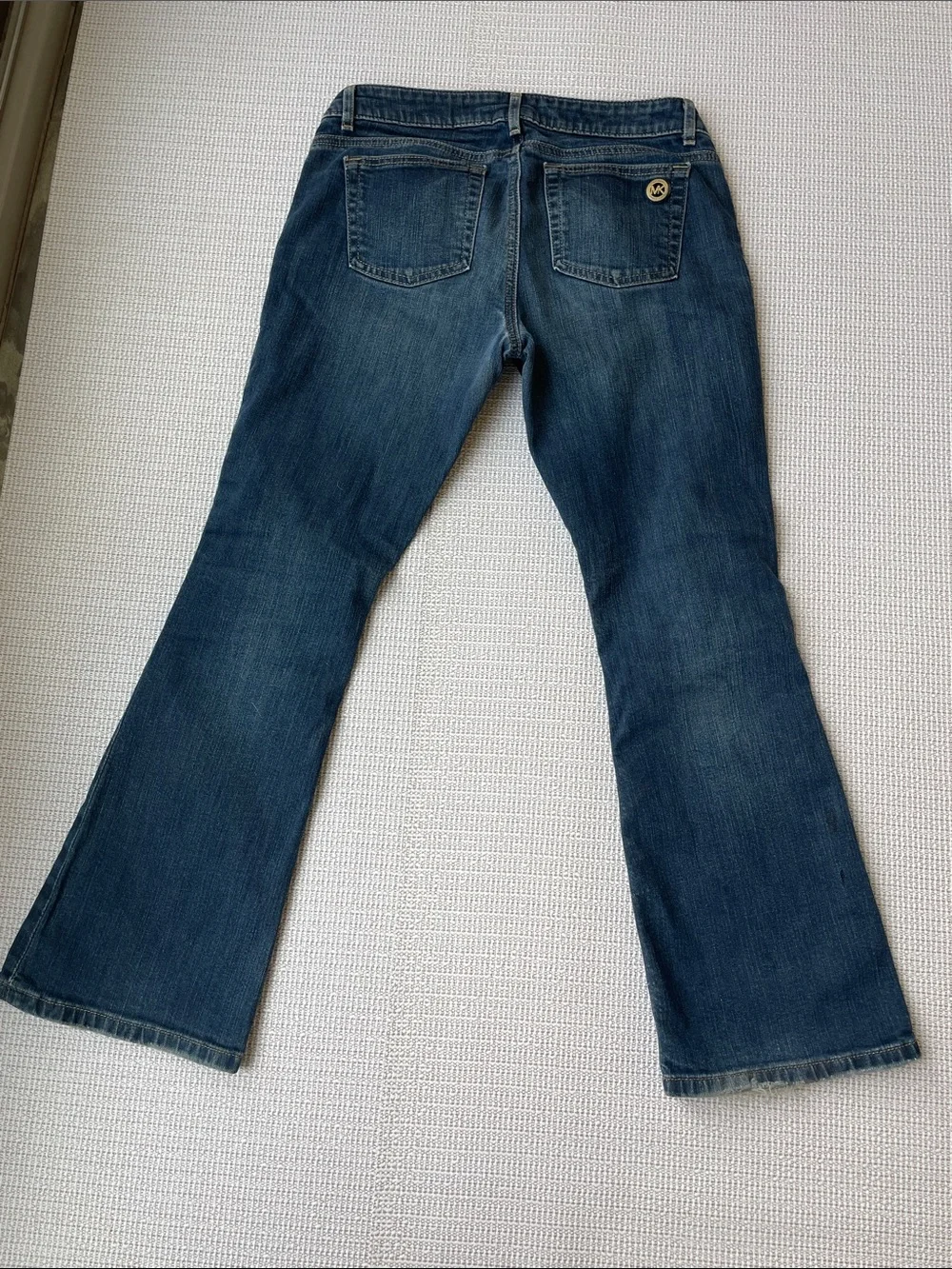 Michael Kors Womens Medium Bootcut Blue Flared Jeans- SZ 2P-S